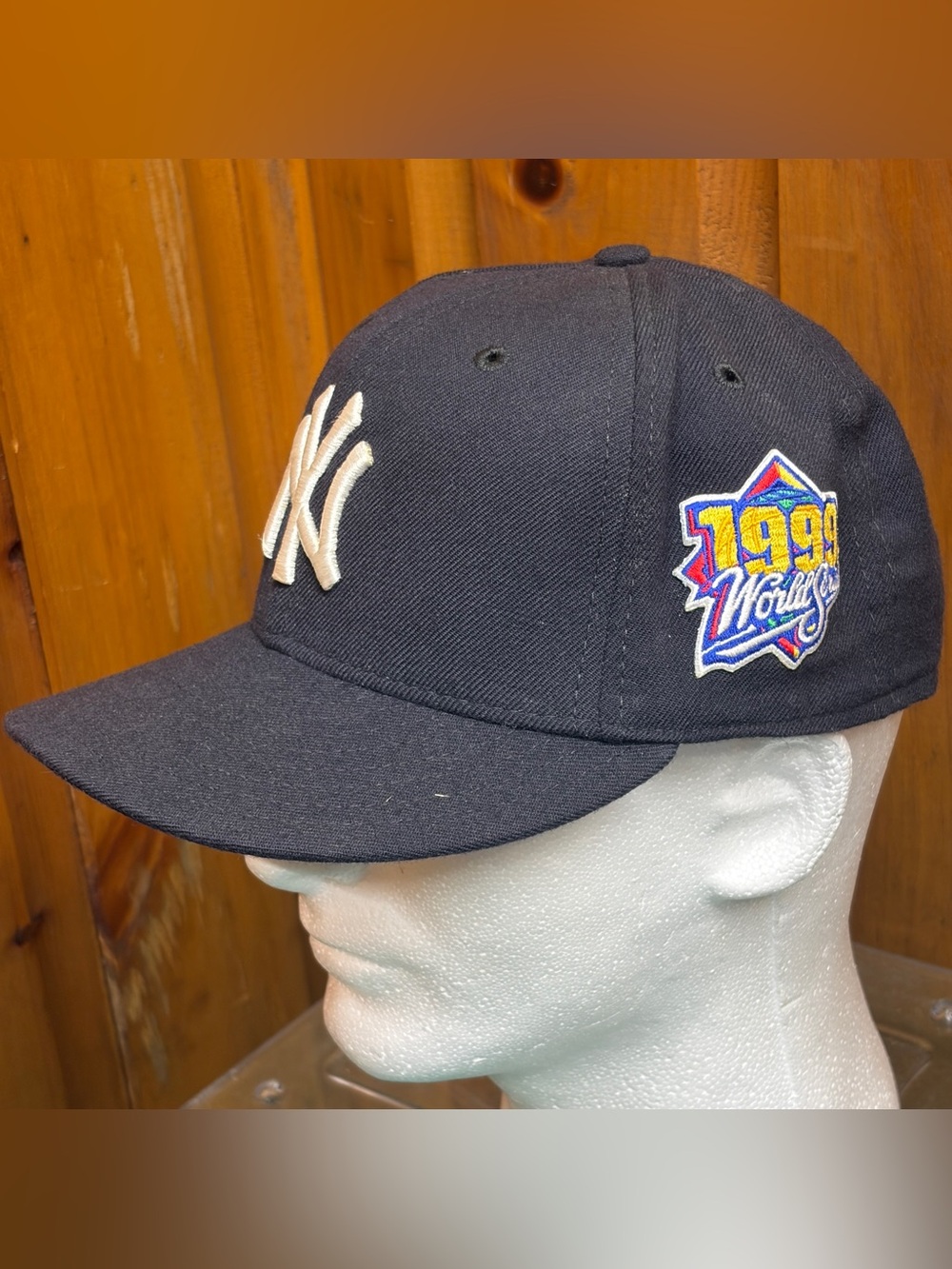 Vintage New Era 59FIFTY NY New York Yankees 1999 World Series Hat 7 1/4 Made USA